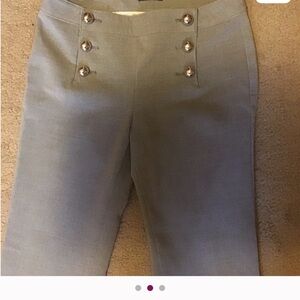 Express Gray Pants with Button Detail size 4